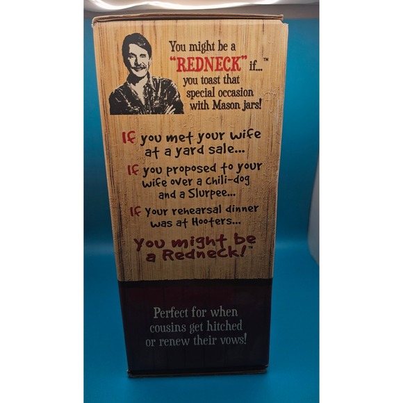 Jeff foxworthy Kountry Krystal Stemware Toasting Set D-Lux Redneck Wedding - Picture 4 of 6